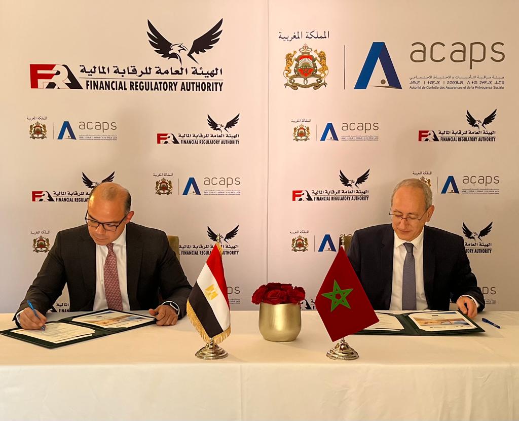 L'ACAPS conclut un mémorandum d’entente avec la Financial Regulatory Authority d’Egypte